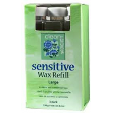 Clean & Easy Sensitive Wax Refill - Large 3pk