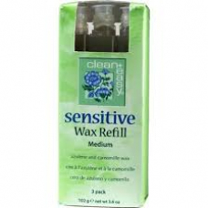 Clean & Easy Sensitive Wax Refill - Medium 3pk
