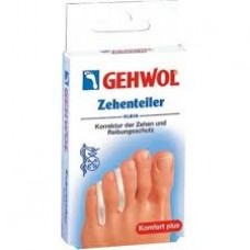 Toe Dividers Polymer Gel 3/pk Small   Retail