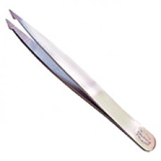 #1580 Slant Point Stainless Steel Tweezer