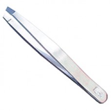 #1581 Slant Stainless Steel Tweezer