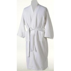 Waffle Cotton Bathrobe (one size)