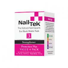 Nail Tek 3  Protection Plus 4 x 15ml