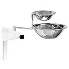 Stainless Steel Bowl Holding Device -Double with 2 Bowls