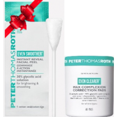 Even Clearer Instant Reveal Facial Peel & Max Correction Complexion Pads by Peter Thomas Roth